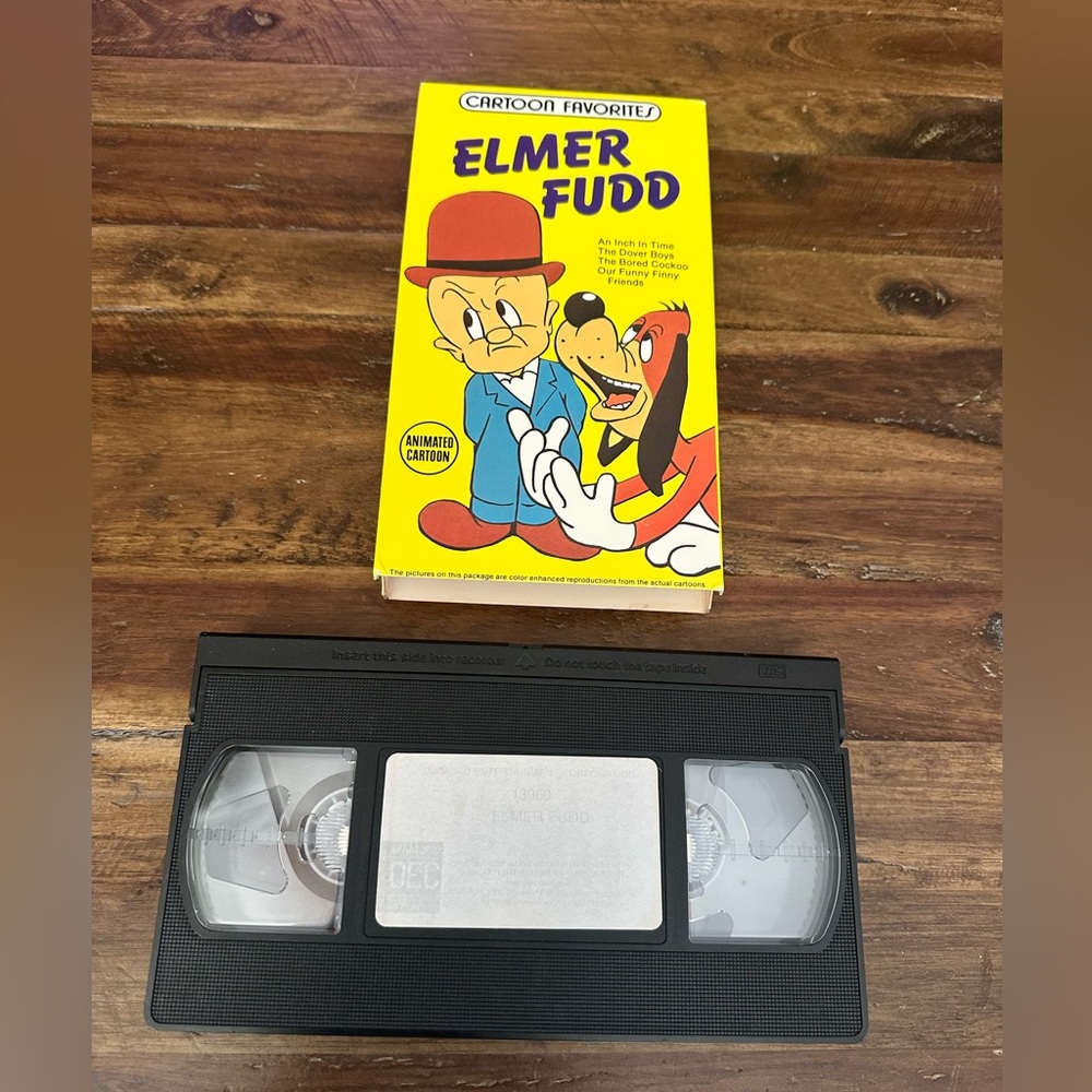 VTG 1991 CARTOON FAVORITES ELMER FUDD VHS TAPE